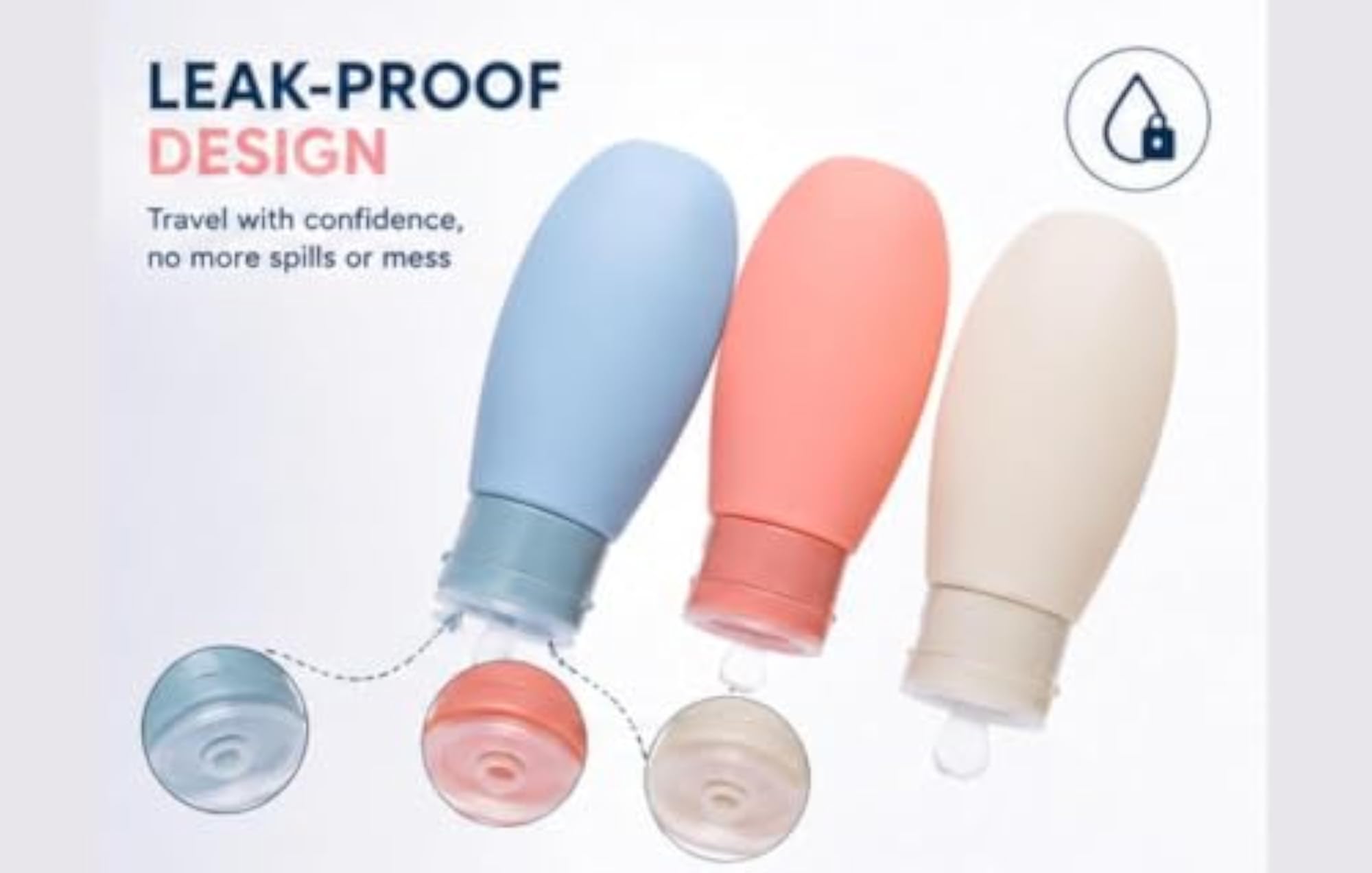 11 Pcs 60ml Travel Bottles for Toiletries
